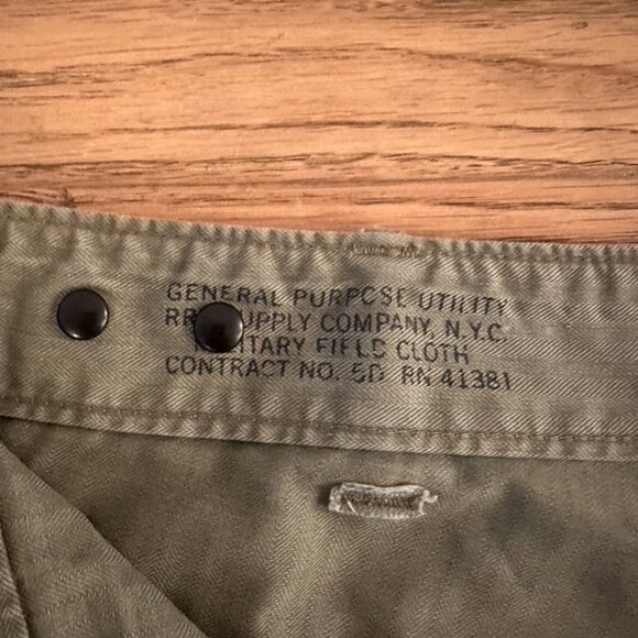 RRL Men's Army Utility Pant - Picture 6 of 13